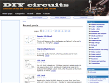 Tablet Screenshot of diy-circuits.com